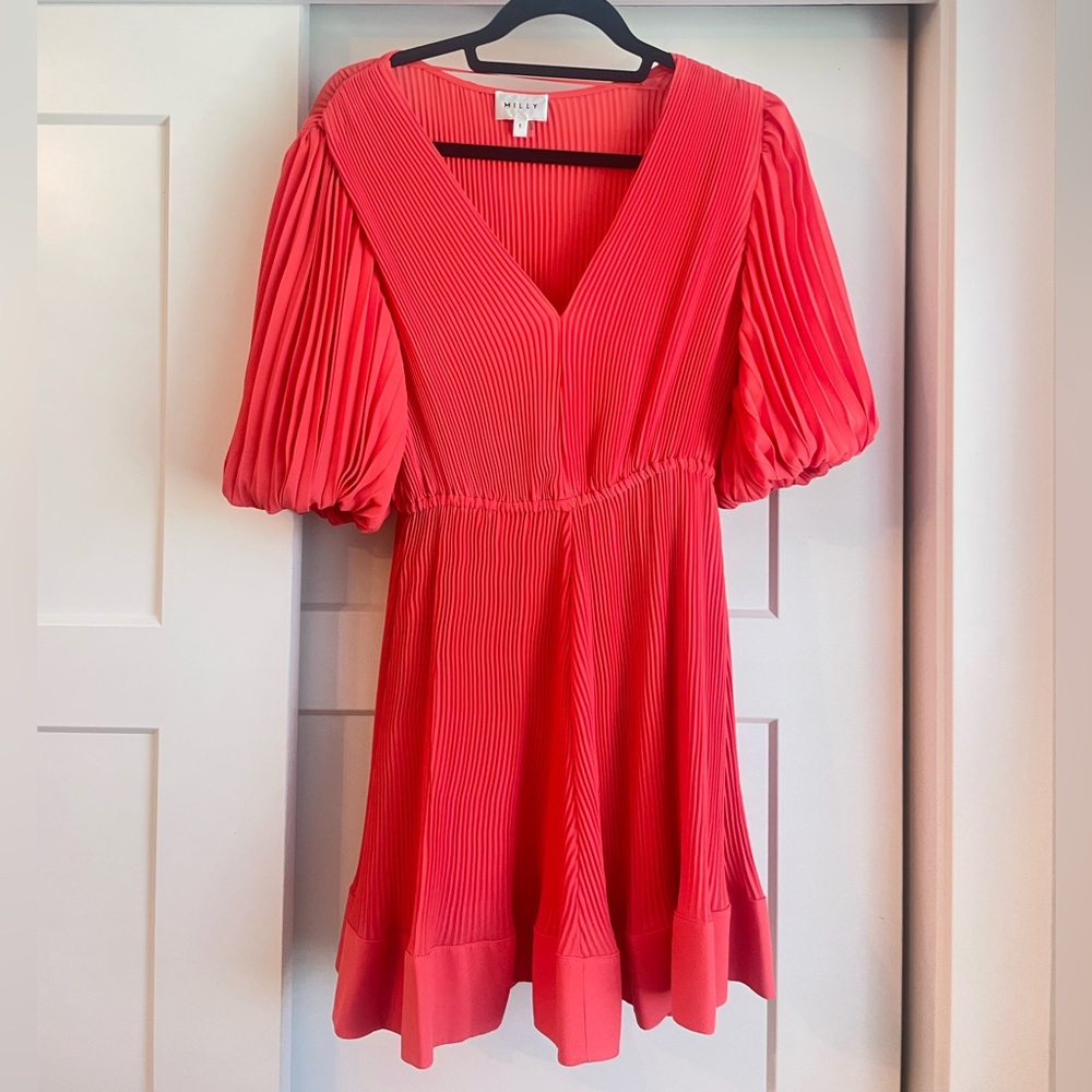 Milly Elle Pleated dress - size 6